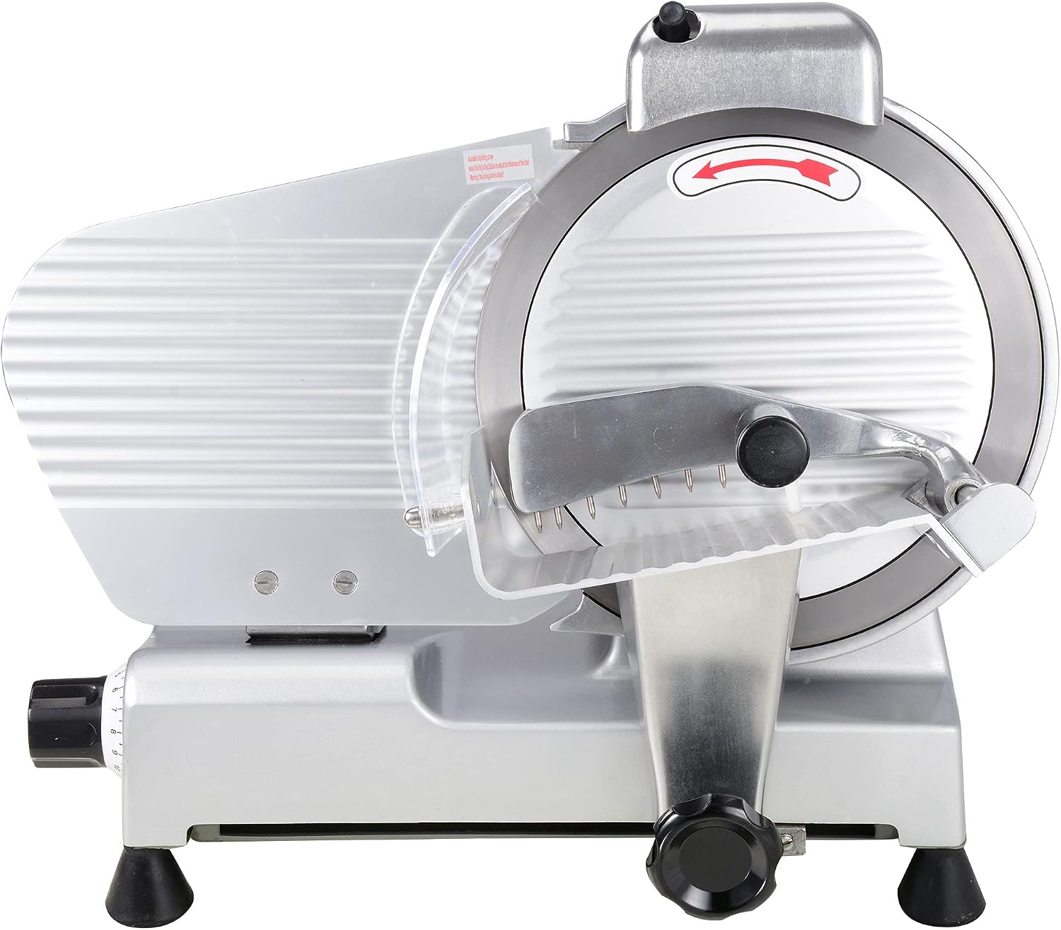 Commercial Food Slicer 10" Blade Meat Cheese Deli 110V 530RPM CE Approved NEW