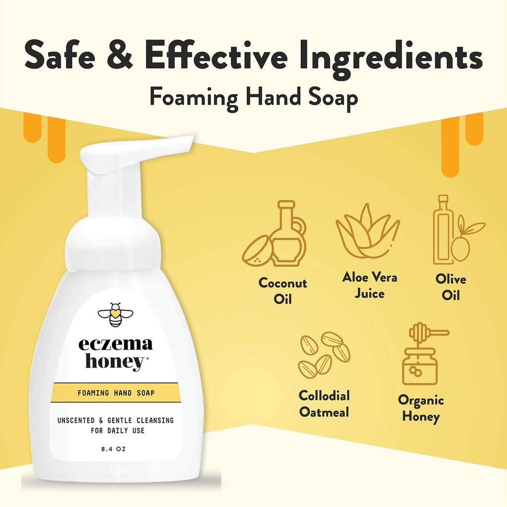 Gentle Foaming Hand Soap, Non-Toxic Unscented Soap (8.4 Oz)