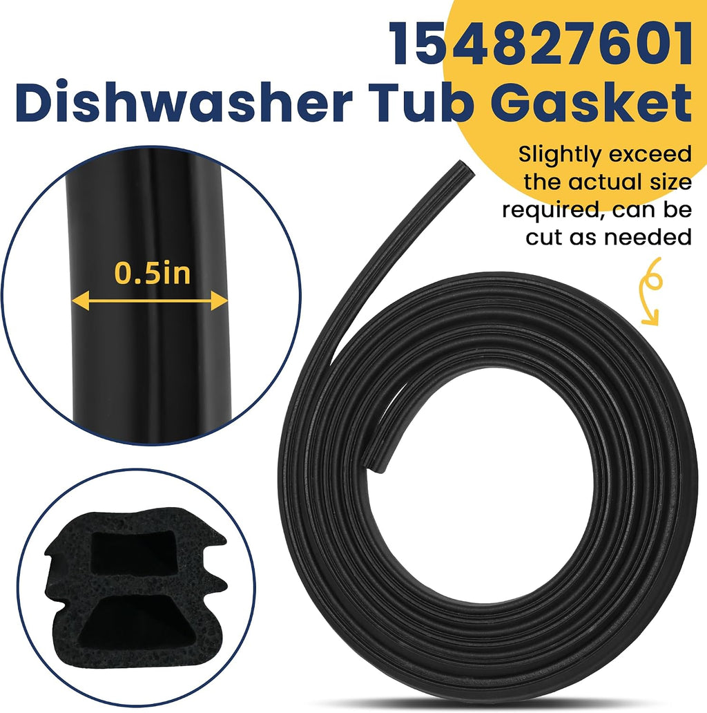 AMI PARTS 154827601 Dishwasher Tub Gasket Replcacement