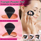 Disposable Makeup Accessories with Makeup Applicators Triangle Makeup Puffs, Mascara wands, Disposable Lip