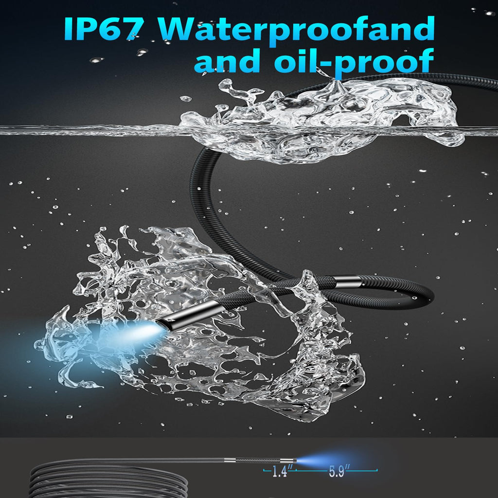 Endoscope Camera with Light for iPhone & Android Mobile Phone