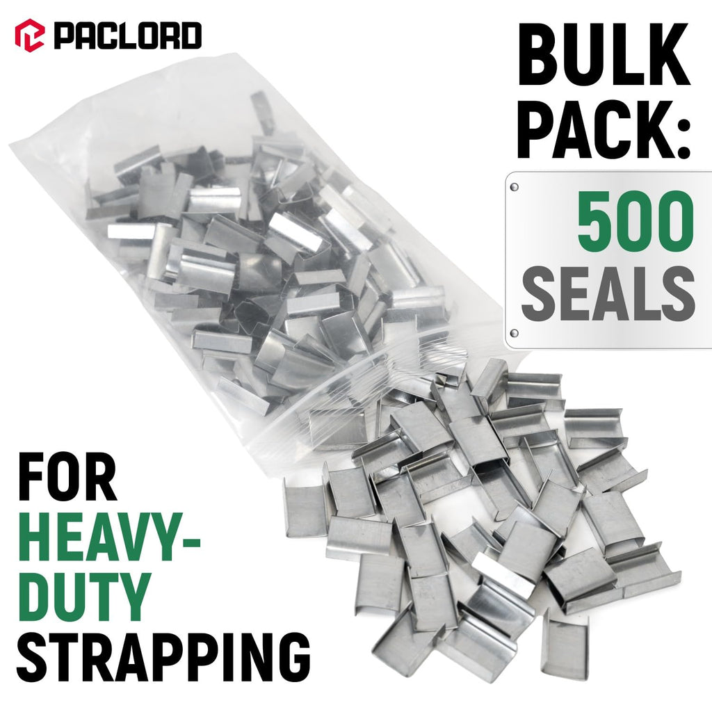 5/8" Open Seals for Steel Strapping, Pack of 500