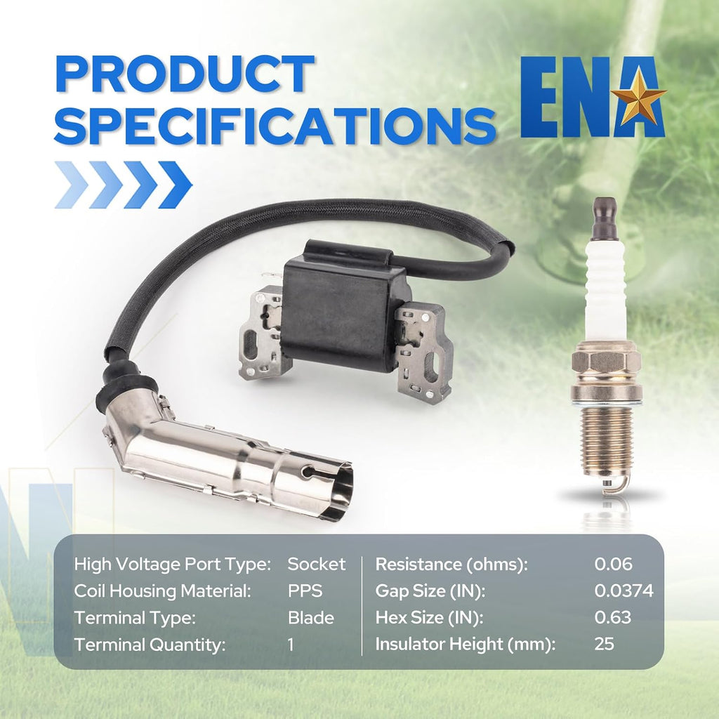 595304 Ignition Coil Compatible with Briggs and Stratton 17HP 17.5HP 19.5HP 20HP Intek OHV Magneto Armature Engine