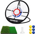 Golf Practice Net with Hitting Mat, Portable Training Aid
