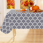Rectangle Table Cloth, Flannel Backed Vinyl Tablecloth, 60"x84"
