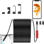 Endoscope Camera with Light, 1920P Borescope for iOS&Android, 16.4ft