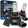 Premium LED Upgrade Kit - H13/9008 LED Headlight Kit - Compatible with Polaris - Ranger - RZR General - 2 Pack Low and High Beam Lamp Set - Fan Less 4000LM LED Replacement Bulb Kit