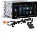Elite BV755BLC Car Stereo System - 6.2 Inch Double Din Touchscreen, Bluetooth Audio & Calling Head Unit, Radio