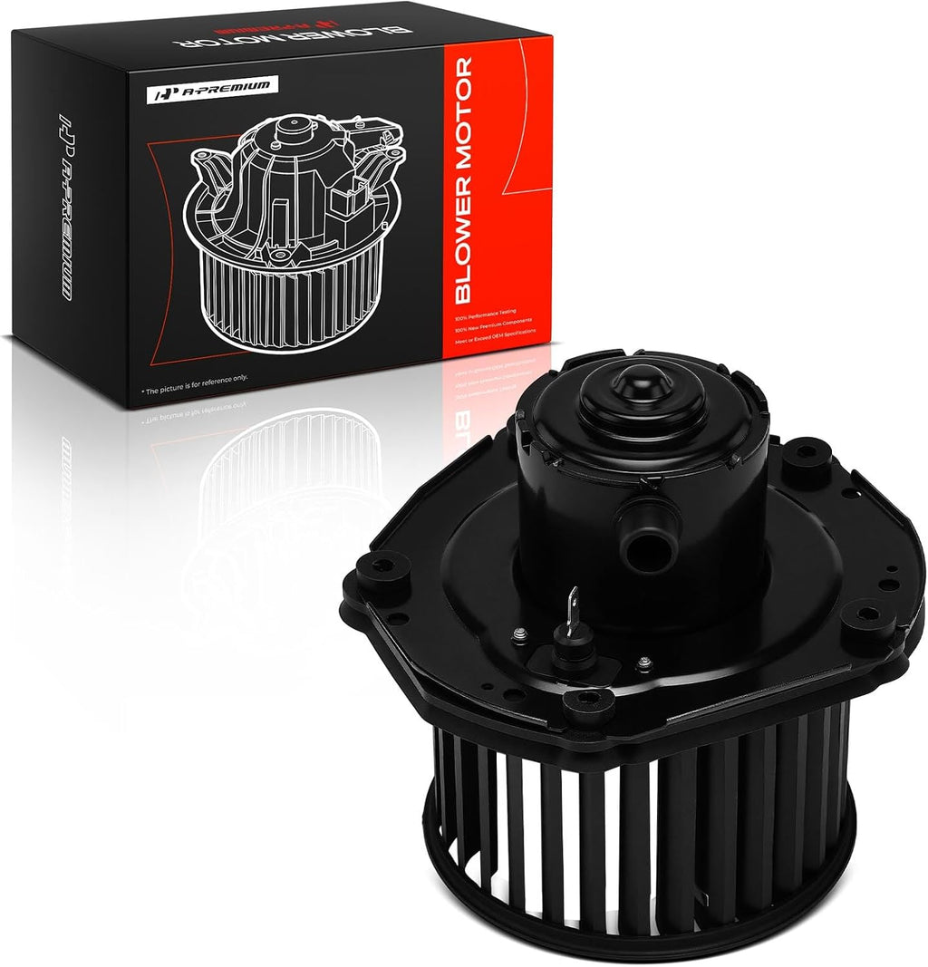 A-Premium Front HVAC Heater Blower Motor with Fan Cage