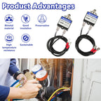 BOJACK 3 Amp 5 Amp Resettable Fuse HVAC Tools Circuit Tester