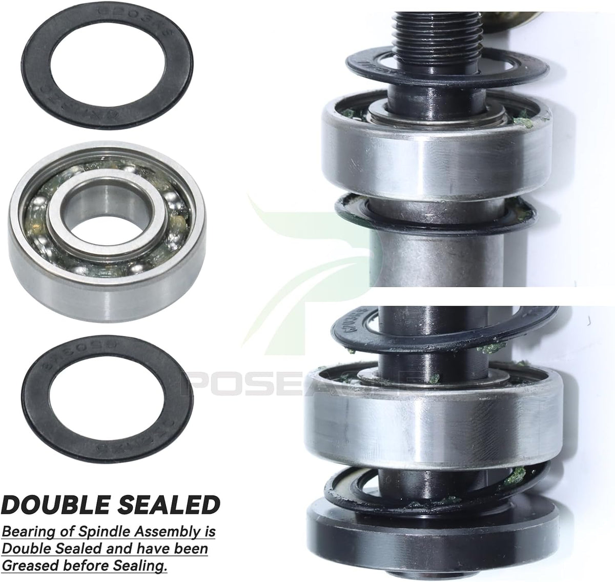 2 Pack 121-0751 Spindle Assembly for Toro Timecutter SS4225 Parts