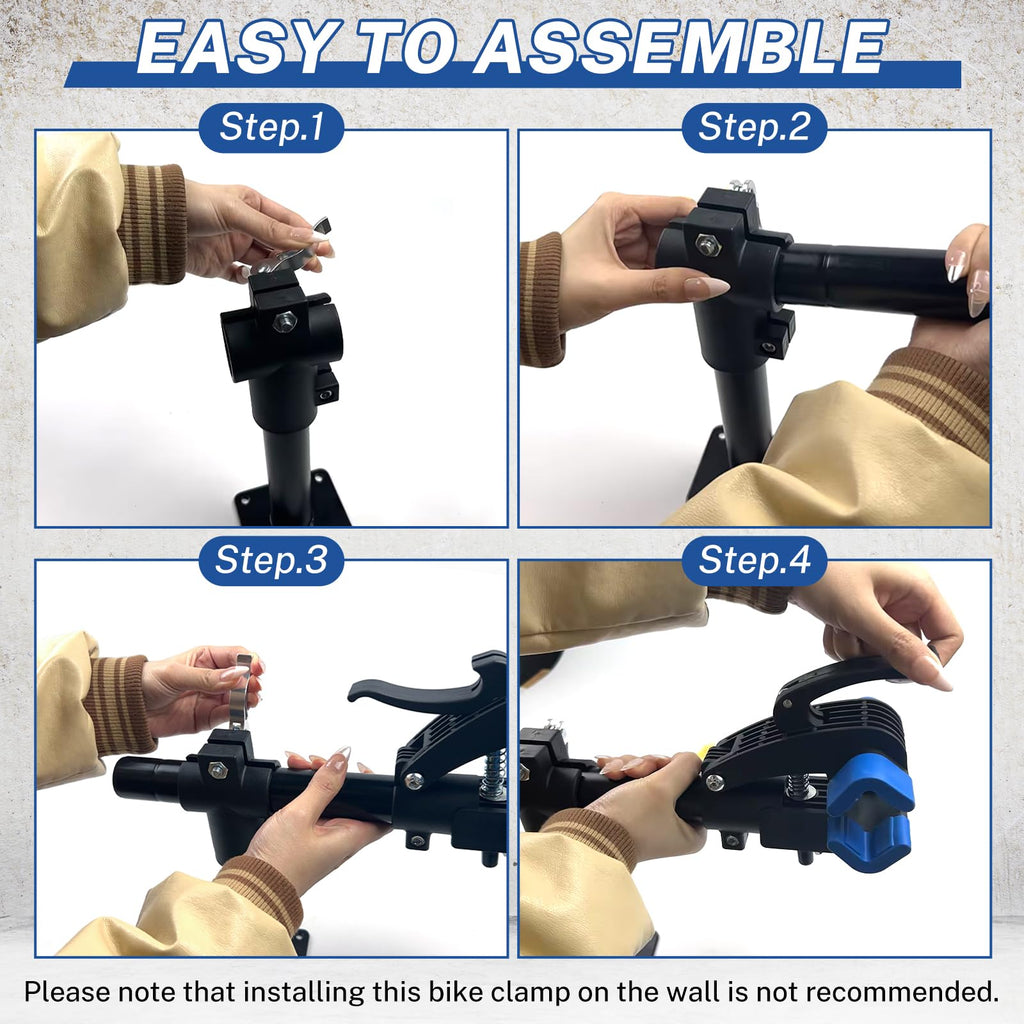 Height Adjustable Bike Repair Stand Bench Mount