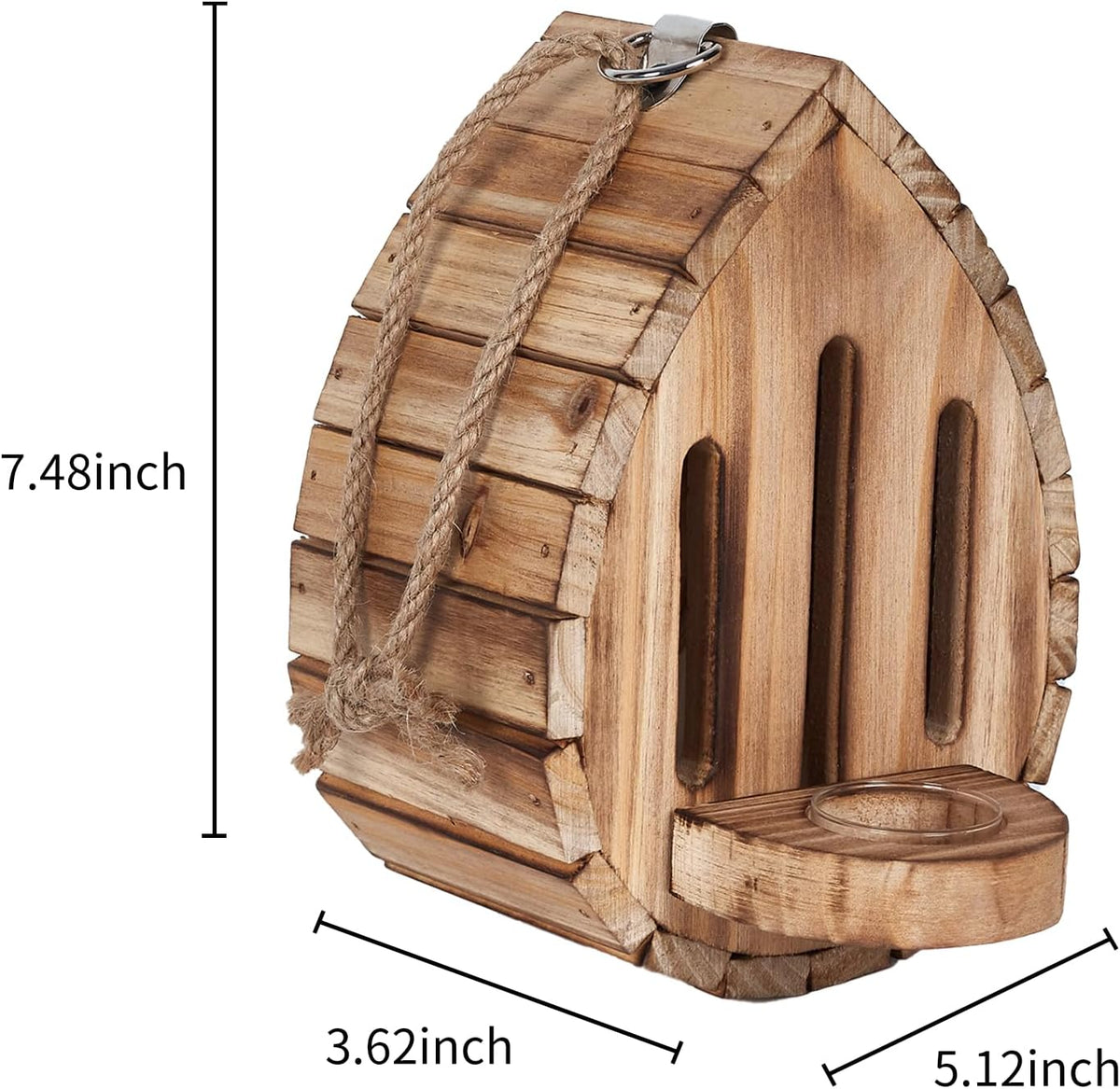 Butterfly House Butterfly Habitat Garden - Wooden Butterfies Houses with Feeder Hanging Garden Decoration Natural