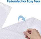 Bubble Cushioning Wrap Roll, Sumono 12 Inch x 36 Feet Total Bubble Roll Perforated 12 Inch Included 10 Fragile
