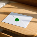Green Round Stickers Roll 1.5 Inch Vinyl Dot Labels 1000 PCS
