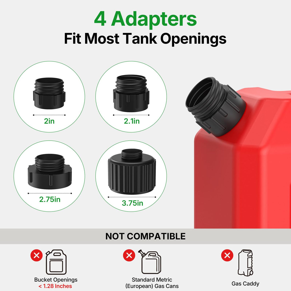 Automatic Gas Can Pump 3.2 GPM Fuel Transfer Pump Battery or USB Powered