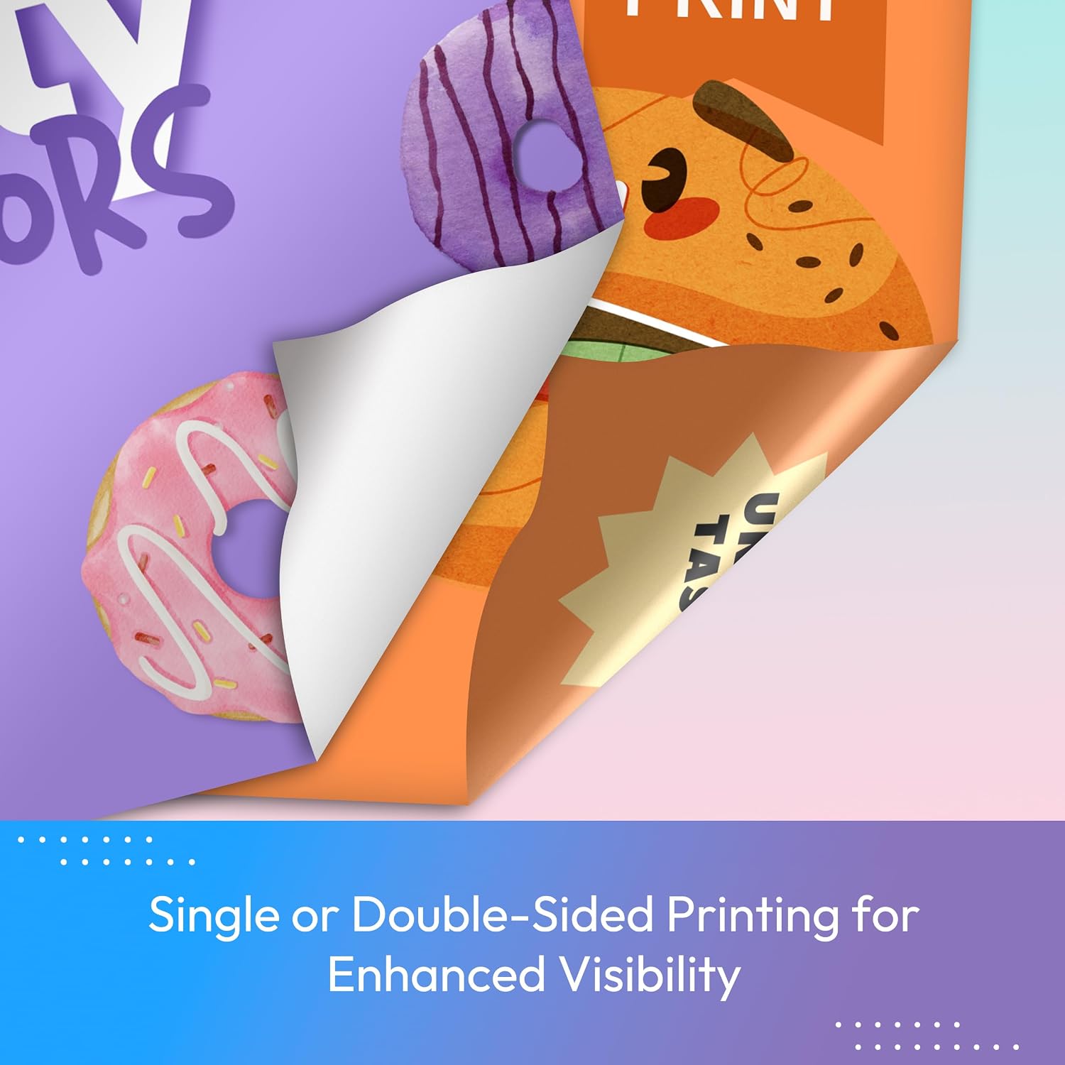 Custom Vinyl Banner Personalized HD Printing for Indoor/Outdoor - Perfect for Business Events, Graduation, Birthdays