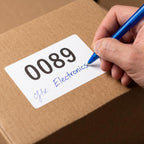 Consecutive Numbered Stickers, 1-1000 Self-Adhesive Inventory Labels, 1.97 x 1.18 Inch