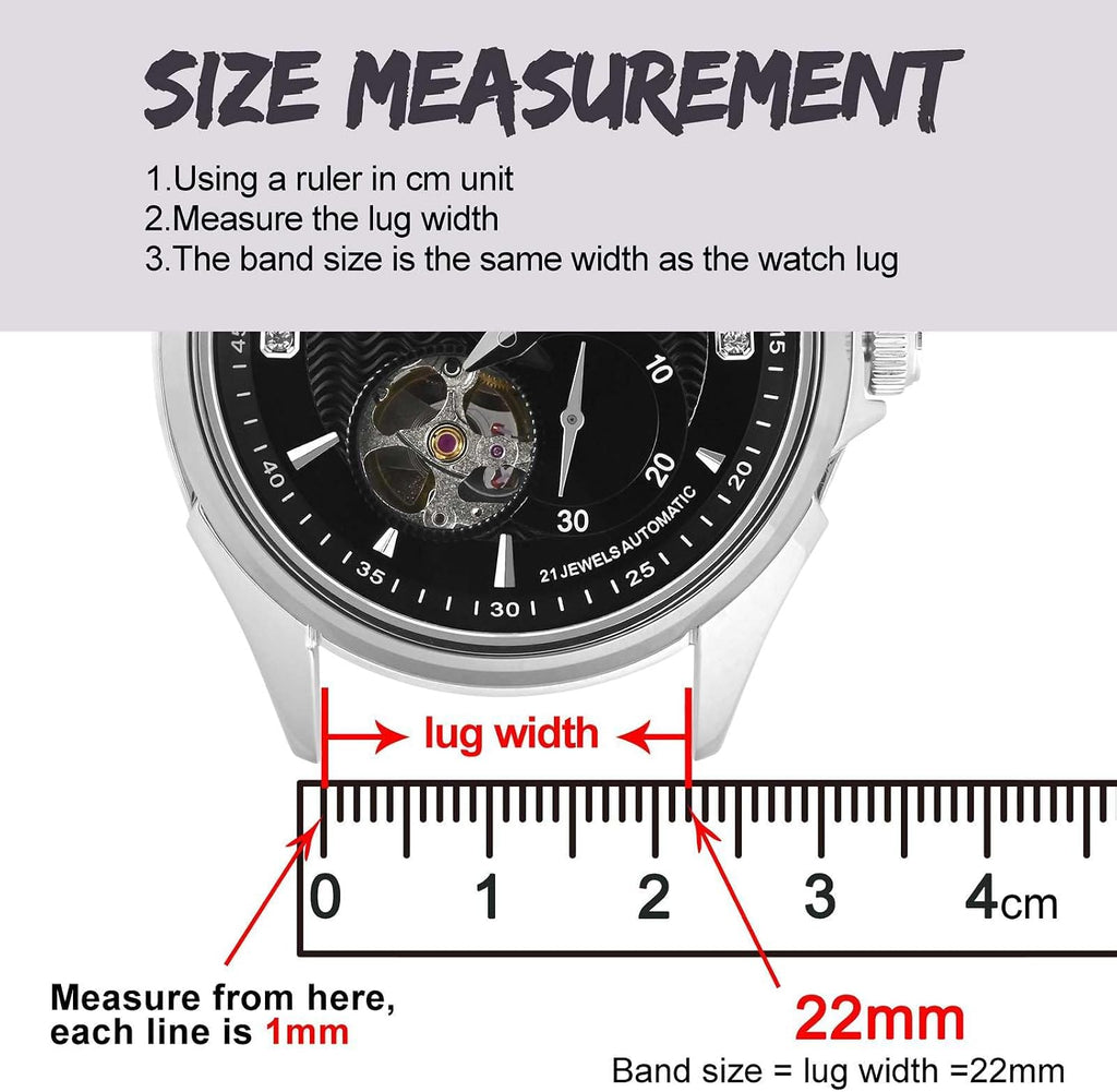 Men's Watch Bands, Hand-Stitched Leather Watch Straps, Quick Release, 18mm 19mm 20mm 21mm 22mm