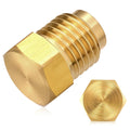 LitartPRO 2PCs 3/16" Brass Brake Line End Connection Fitting Kit
