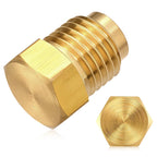 LitartPRO 2PCs 3/16" Brass Brake Line End Connection Fitting Kit