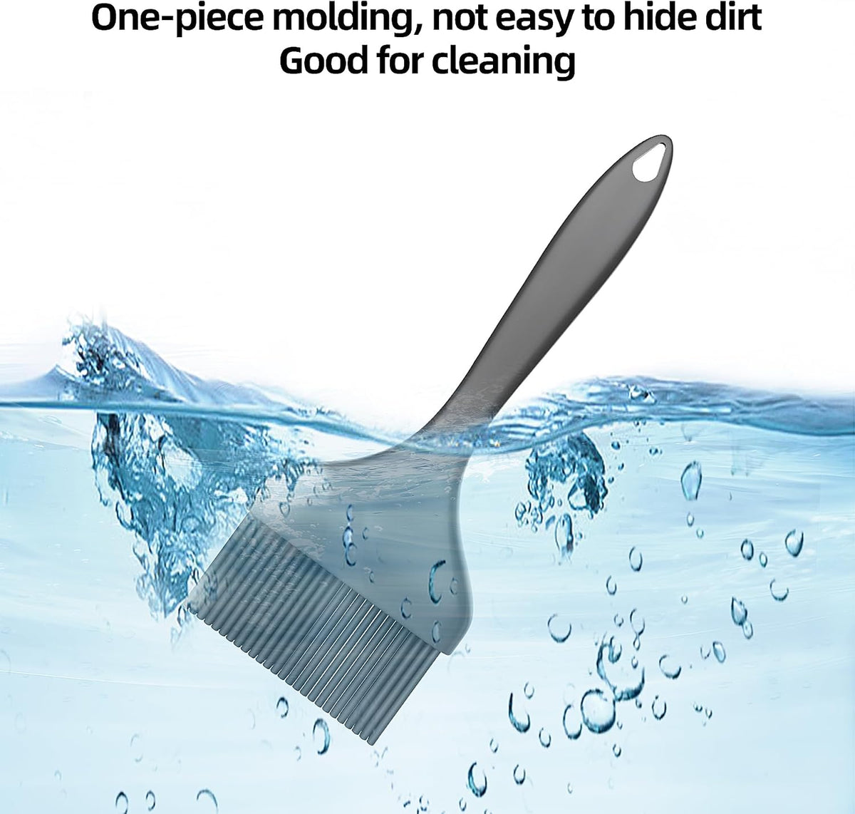 Large Silicone Basting Pastry Brush - 3.54inch Extra Wide Silicone Basting Brush for Grilling,Heat Resistant Brushes