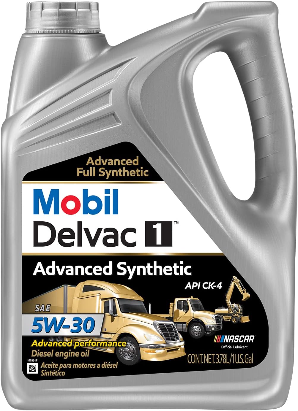 Mobil Delvac 1 Advanced Full Synthetic Diesel Engine Oil 5W-30, 1 Gal