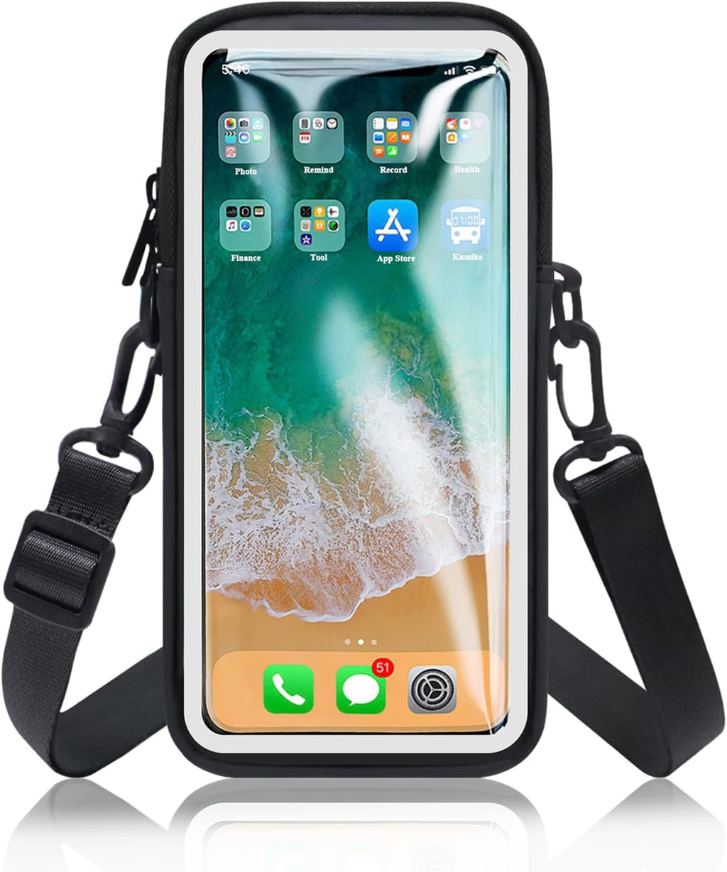 Phone Holder for Running Armband, Cell Phone Purse Small Crossbody Bags for Women Kids, Sports Arm Bag for Men