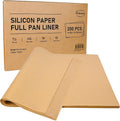 200 Pcs Non-Stick Parchment Paper Baking Sheets 16-3/8"x24-3/8"