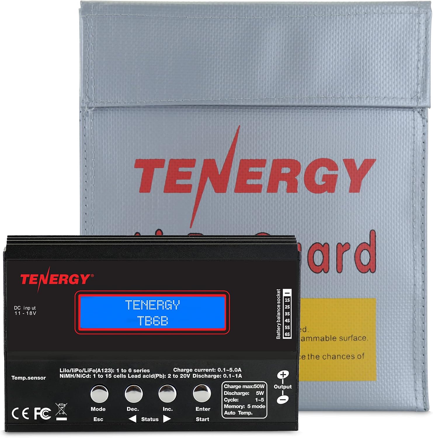 1S-6S Digital Battery Pack Charger for Li-Fe/Li-PO/NiCd/NiMH Packs Balance Charger Discharger