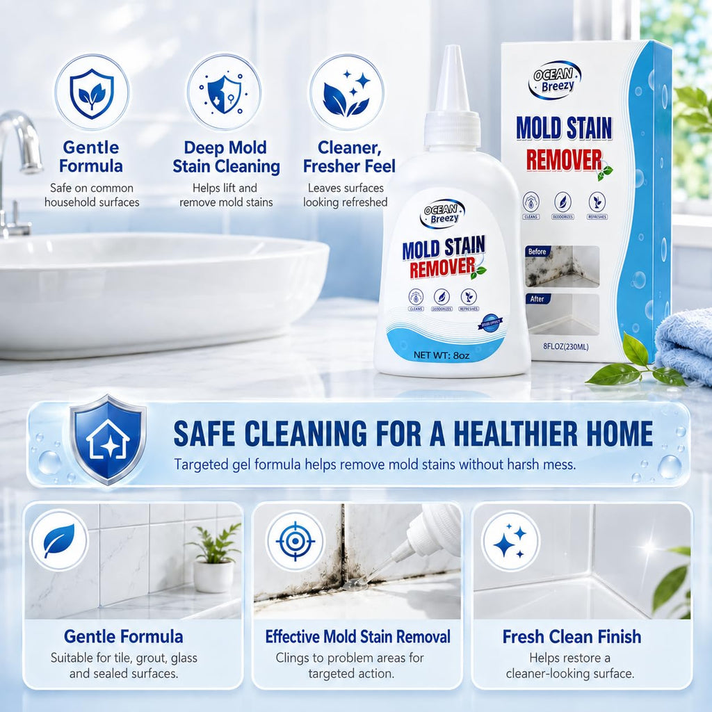 Mold Stain Remover Gel, 8 Fl Oz,Household Grout Surface Cleaner