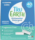 Dishwasher Tablets, Fragrance-Free, 40 Tablets