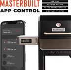Gravity Series 1050 Smoker Grill - Digital Charcoal Combo Grill with Free App, 1,050 Cooking Square Inches in Black