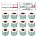 LST-8000 Printing Scale Label, 58 x 30 mm, Non-UPC, 12 Rolls Per Case
