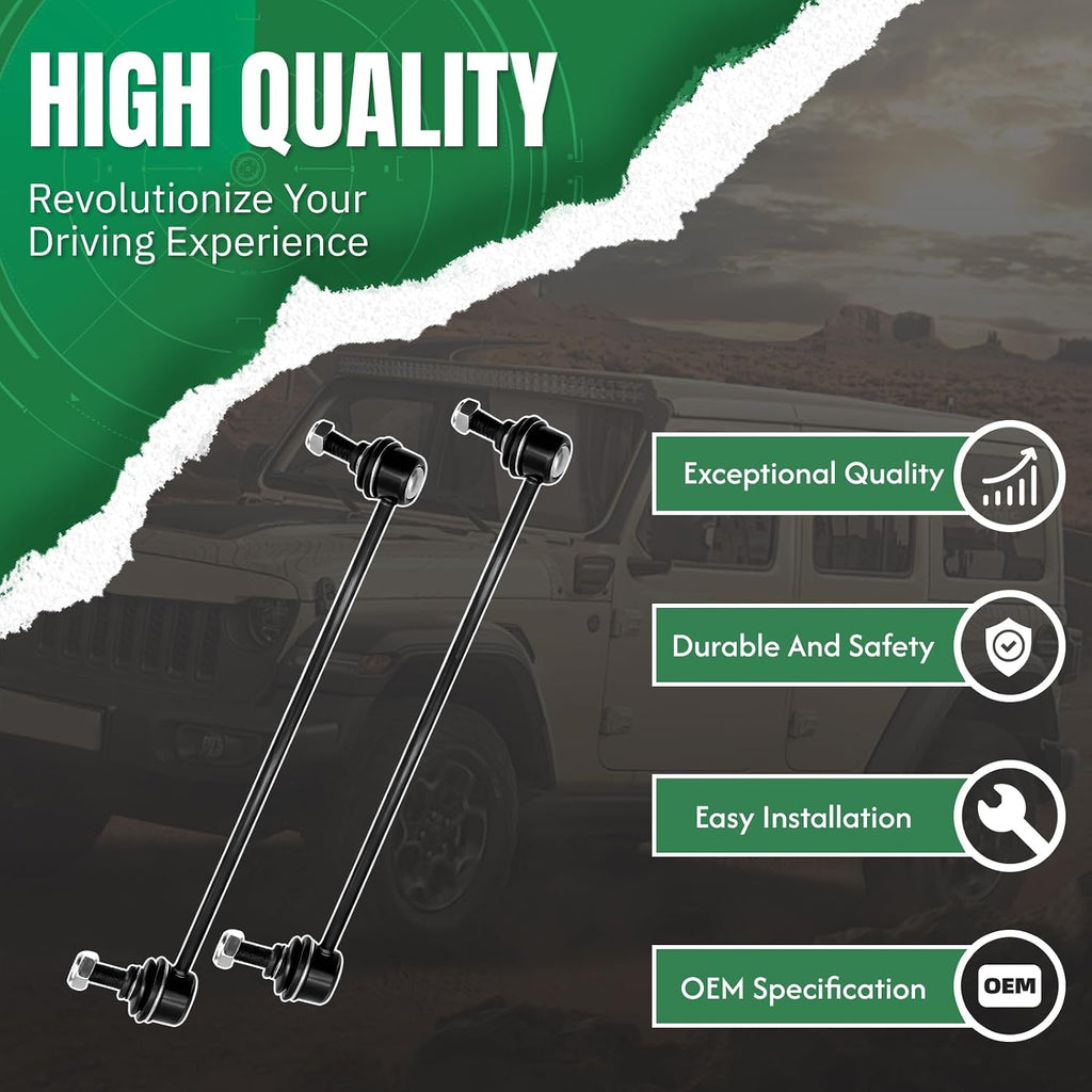 2PCS Front Stabilizer Sway Bar End Links Fit for Acura 2015 2016 2017 2018 2019 2020 TLX, Compatible With Honda 2013 2014 2015 2016 2017 Accord ‎‎K750650 K750651