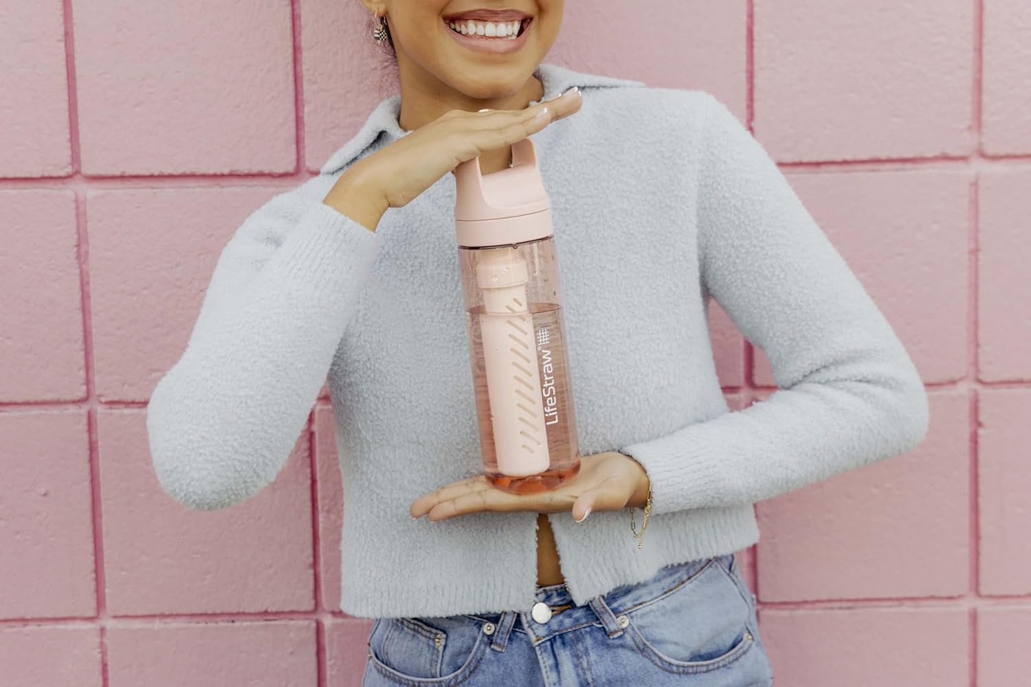Go Series — BPA-Free Water Filter Bottle for Travel and Everyday Use Removes Bacteria, Parasites and Microplastics