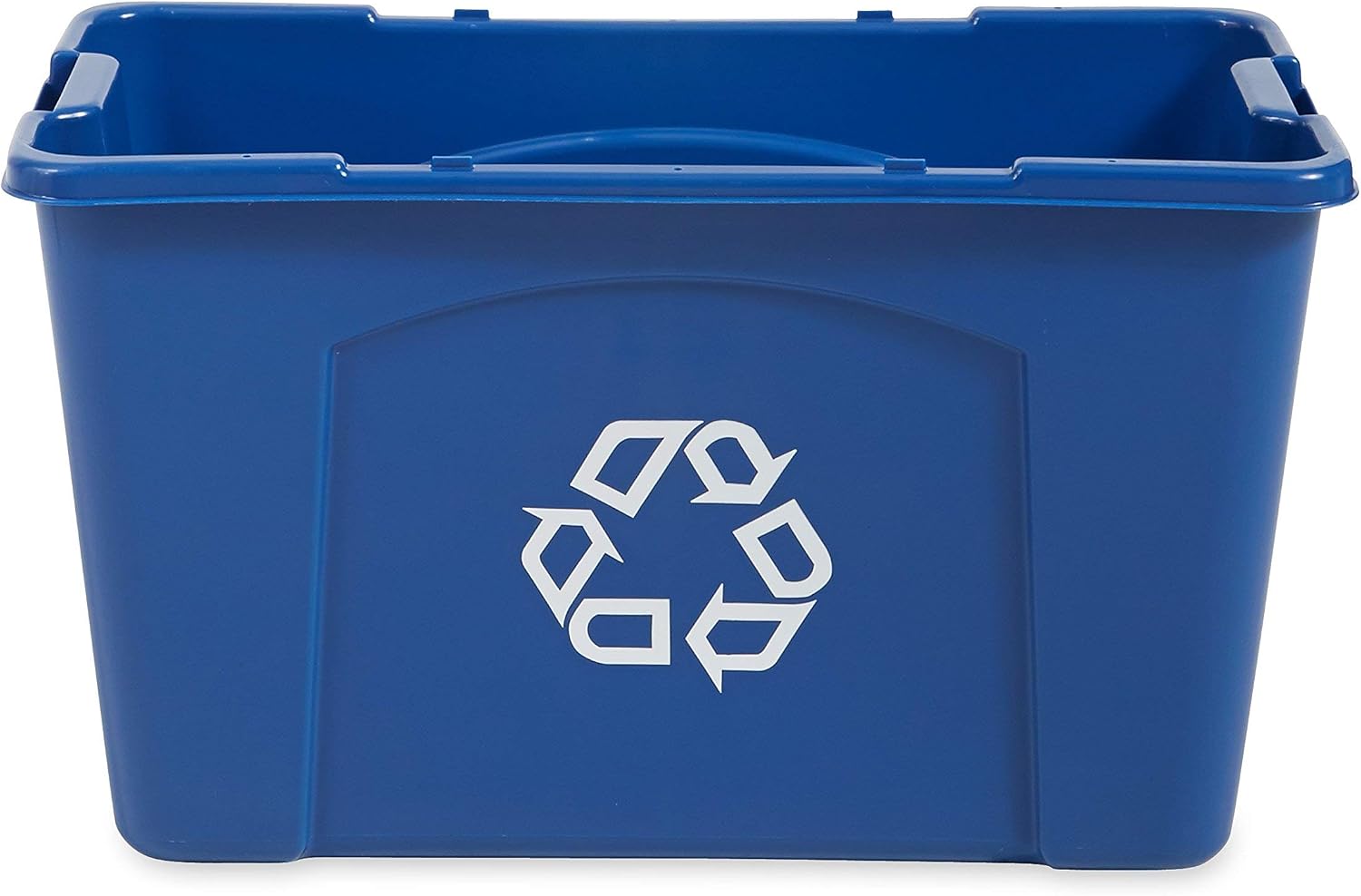 Recycling Bin/Box for Paper and Packaging, Stackable, 18 GAL, for Indoors/Outdoors/Garages/Homes/Commercial