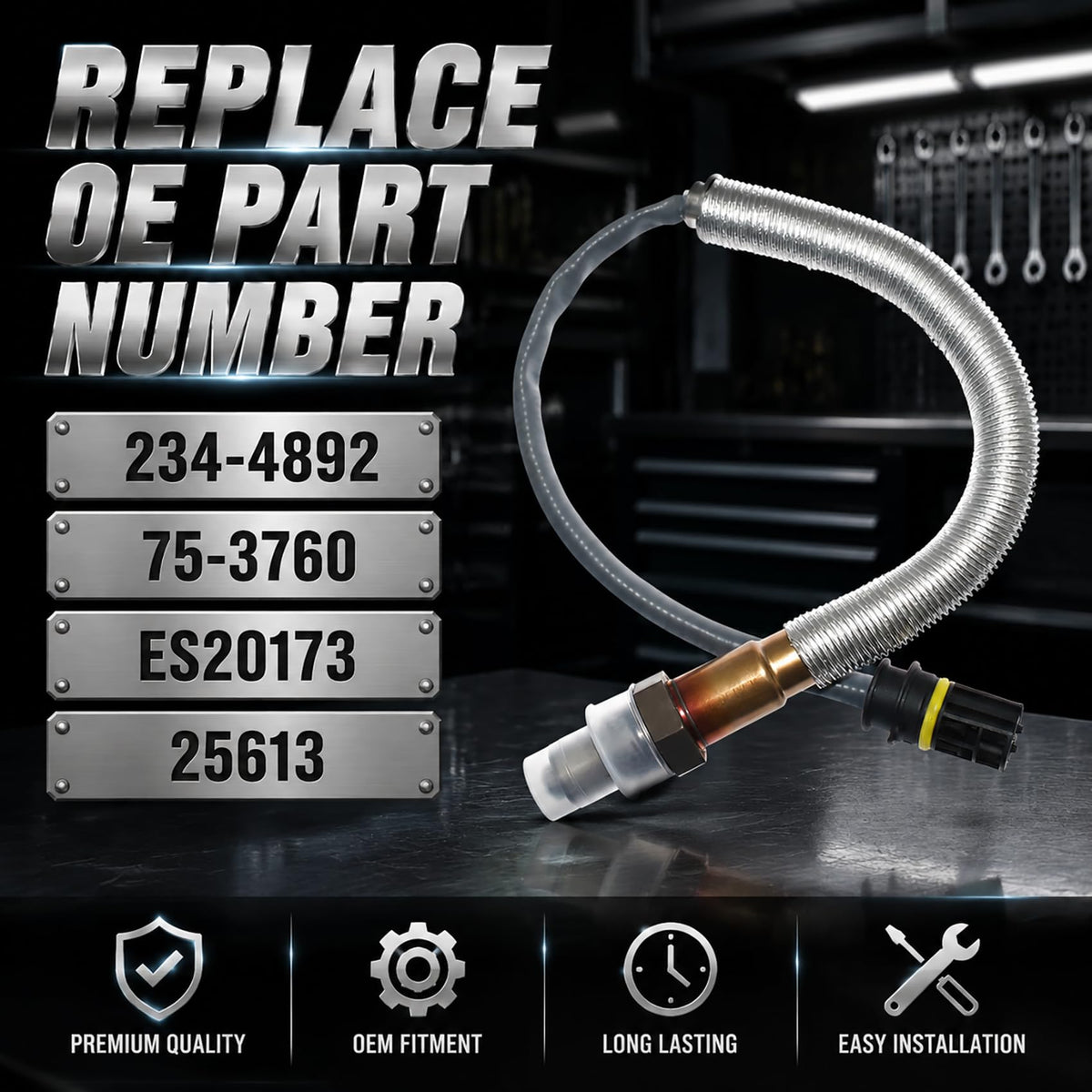 Downstream Rear Oxygen Sensor for Bmw 2013-2007 328i 3l