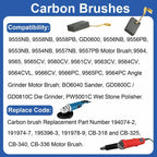12 Pack Carbon Brushes For Makita CB318 CB330 Angle Grinder