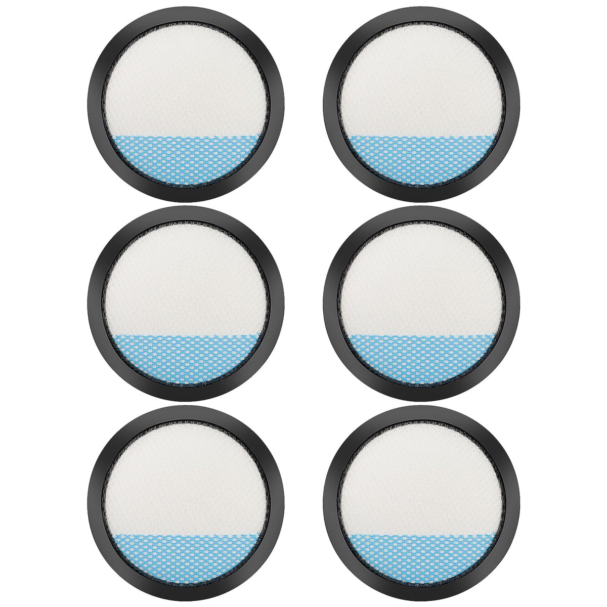 Vacuum Filter for Ryobi PCL720 PBLSV716, 6 Pack