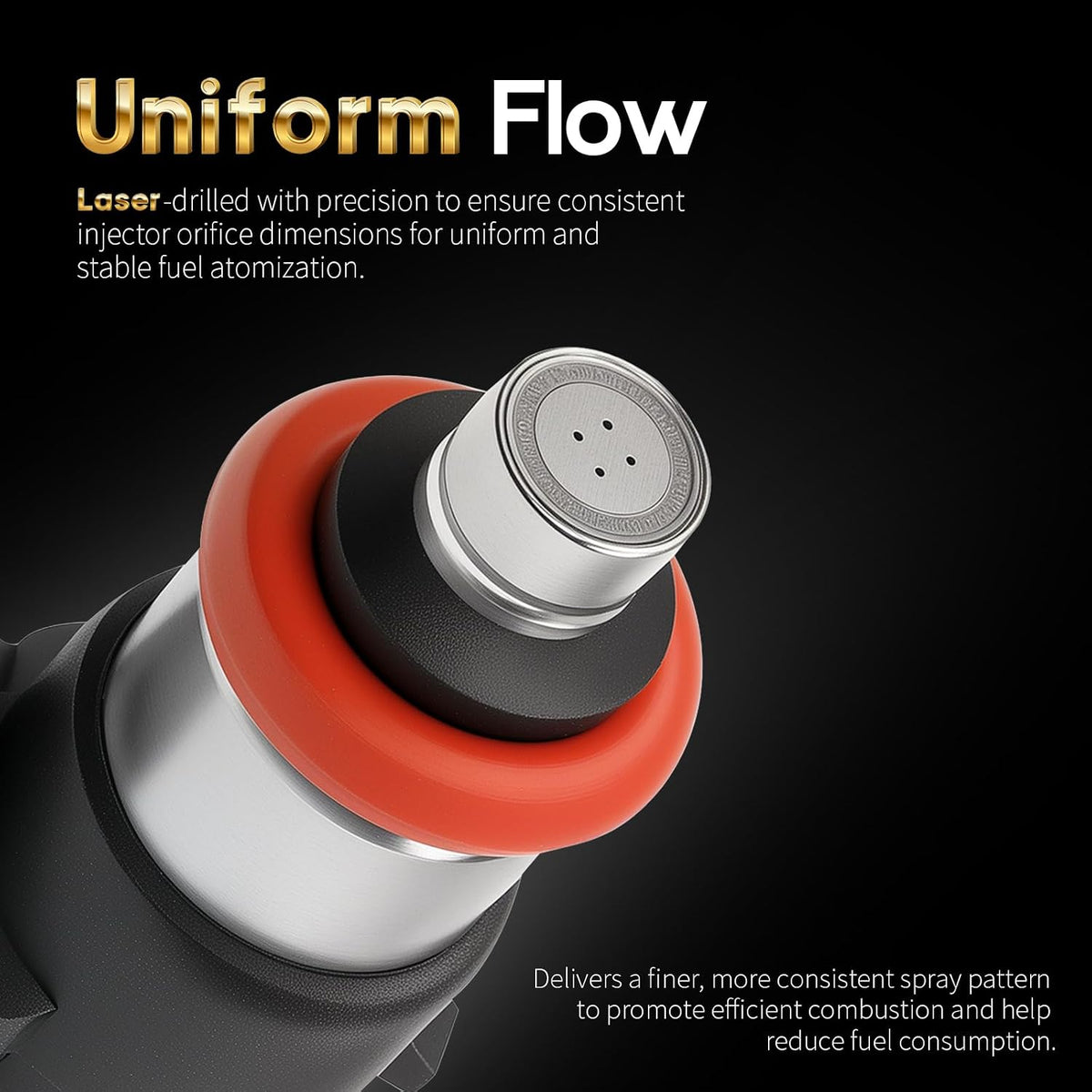 Oktiger Fuel Injectors 3.5L 3.7L V6 for Ford Edge 2011-2018, Explorer 2011-2019, F-150/Mustang 2011-2017, Flex 2013-2019, Taurus 2012-2019, Transit-150/250/350, for Lincoln Mks Mkt Mkx, OE# 0280158191