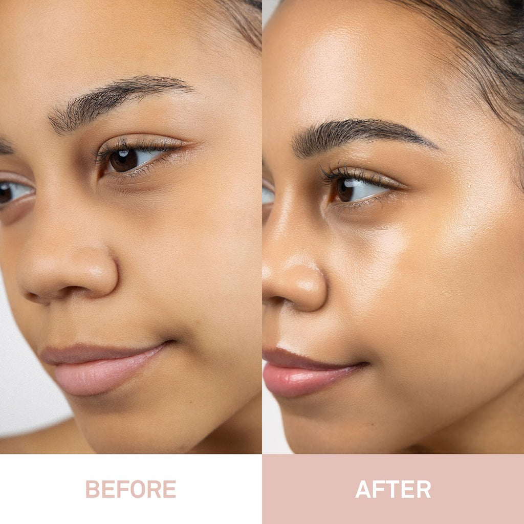 True Dimension Radiance Balm Korean Glass Skin Highlighter, with Squalane & Safflower Oil | Cream Blush, Eyeshadow &