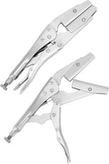 Radiator Hose Clamp Set, 2 Pieces 10" Self-Locking Pinch Off Pliers, Pipe Sealing Lock Tool, Universal for Automobile