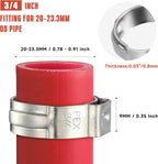 AKIHISA 54PCS 3/4 Pex Crimp Rings for PEX Fitting Pipe Tubing Connections