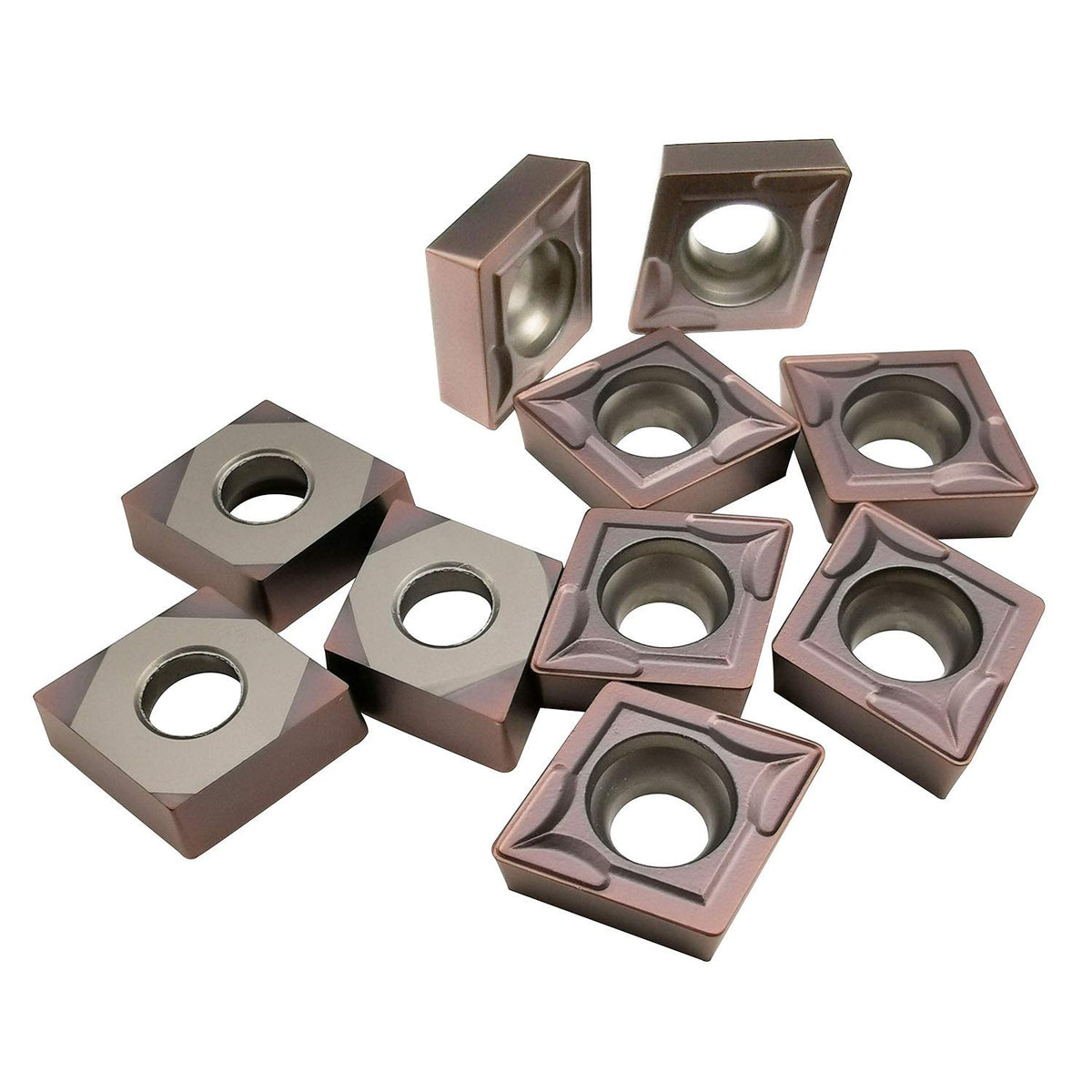 CCMT432 / CCMT120408 CNC Lathe Indexable Carbide Turning Insert (CCMT432 Brown)