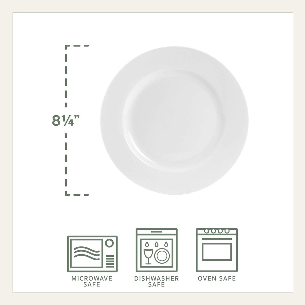 Classic Rim Set of 4 Salad Plates, 8.25 inch