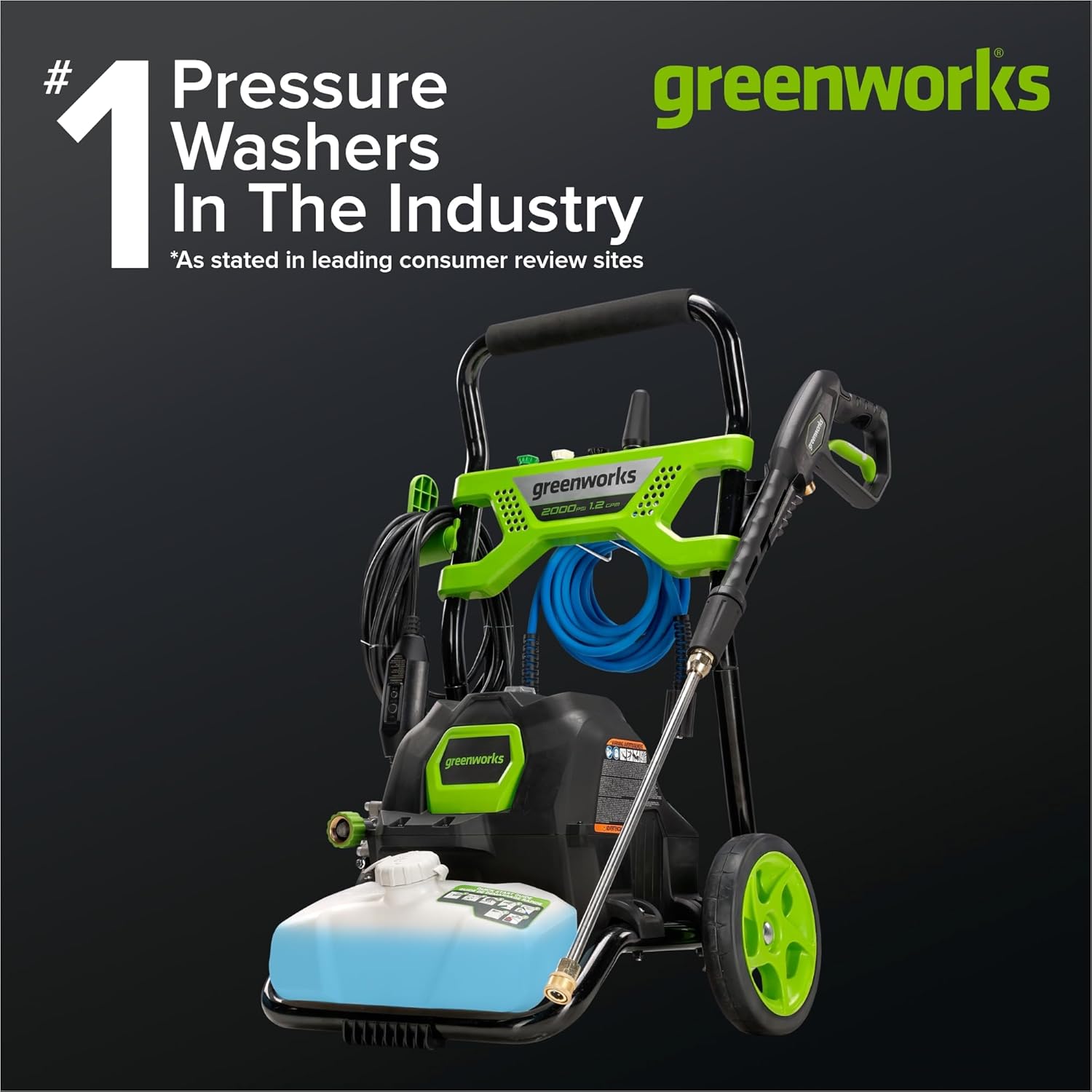2000 PSI (1.2 GPM) Electric Pressure Washer