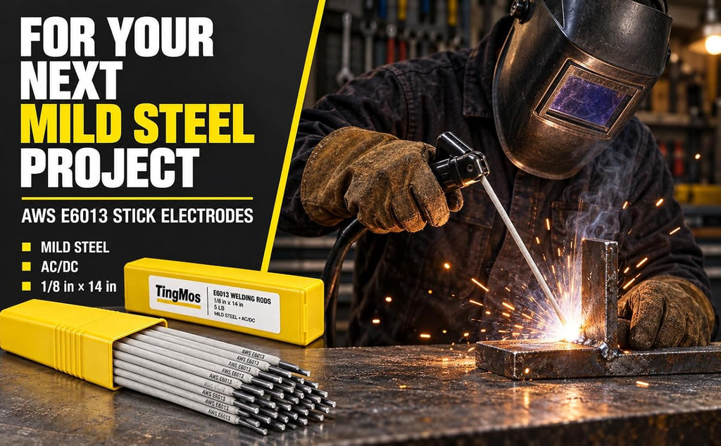 E6013 1/8'' 5LB Welding Rod Carbon Steel Stick Electrodes,AC/DC