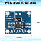 3pcs INA219 I2C Bi-Directional DC Current Sensor Module