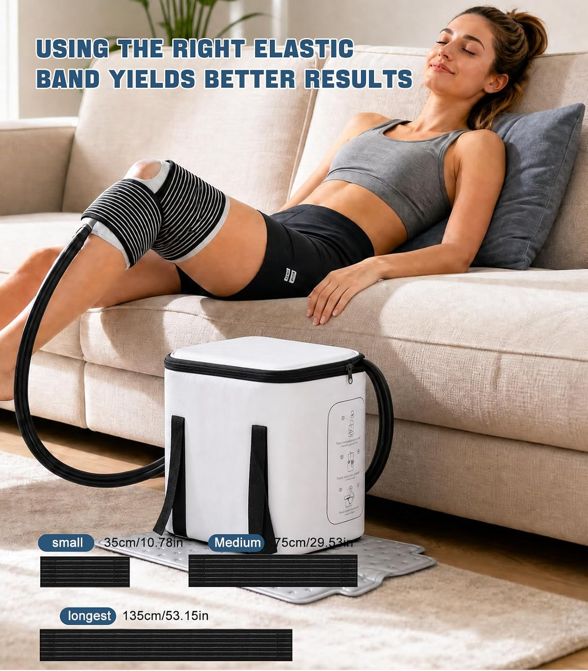 Ice Machine for Knee After Surgery 15qt, Cold Therapy Machine 6-Level Timer